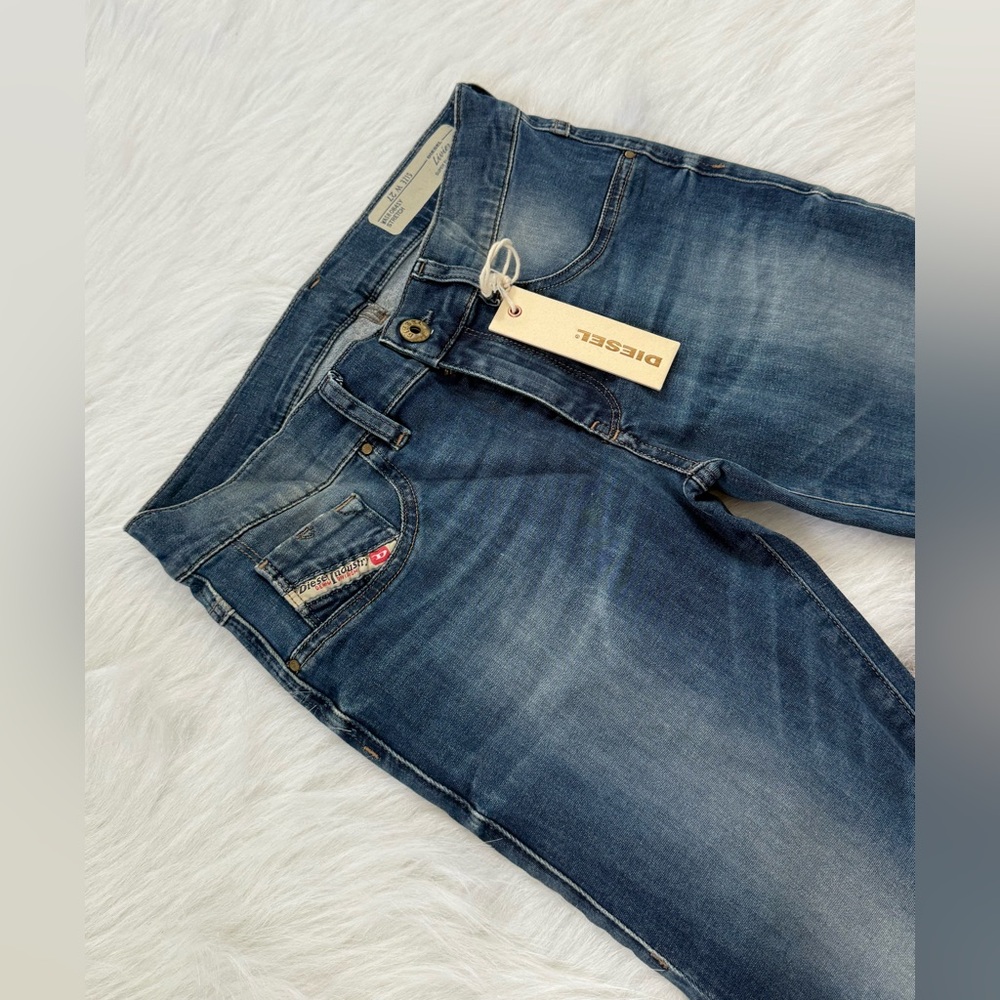 Diesel Women's Blue Washed Jeans